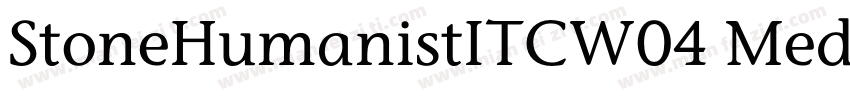 StoneHumanistITCW04 Medium Regular字体转换